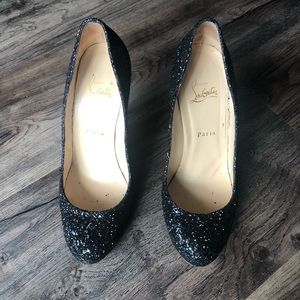 Christian Louboutin fifi glitter pump